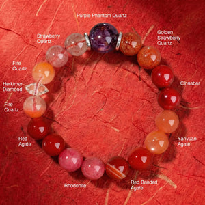 Eternal Soul Series - Fire | Passion & Charisma Energy Balancing Bracelet - TRIYUN